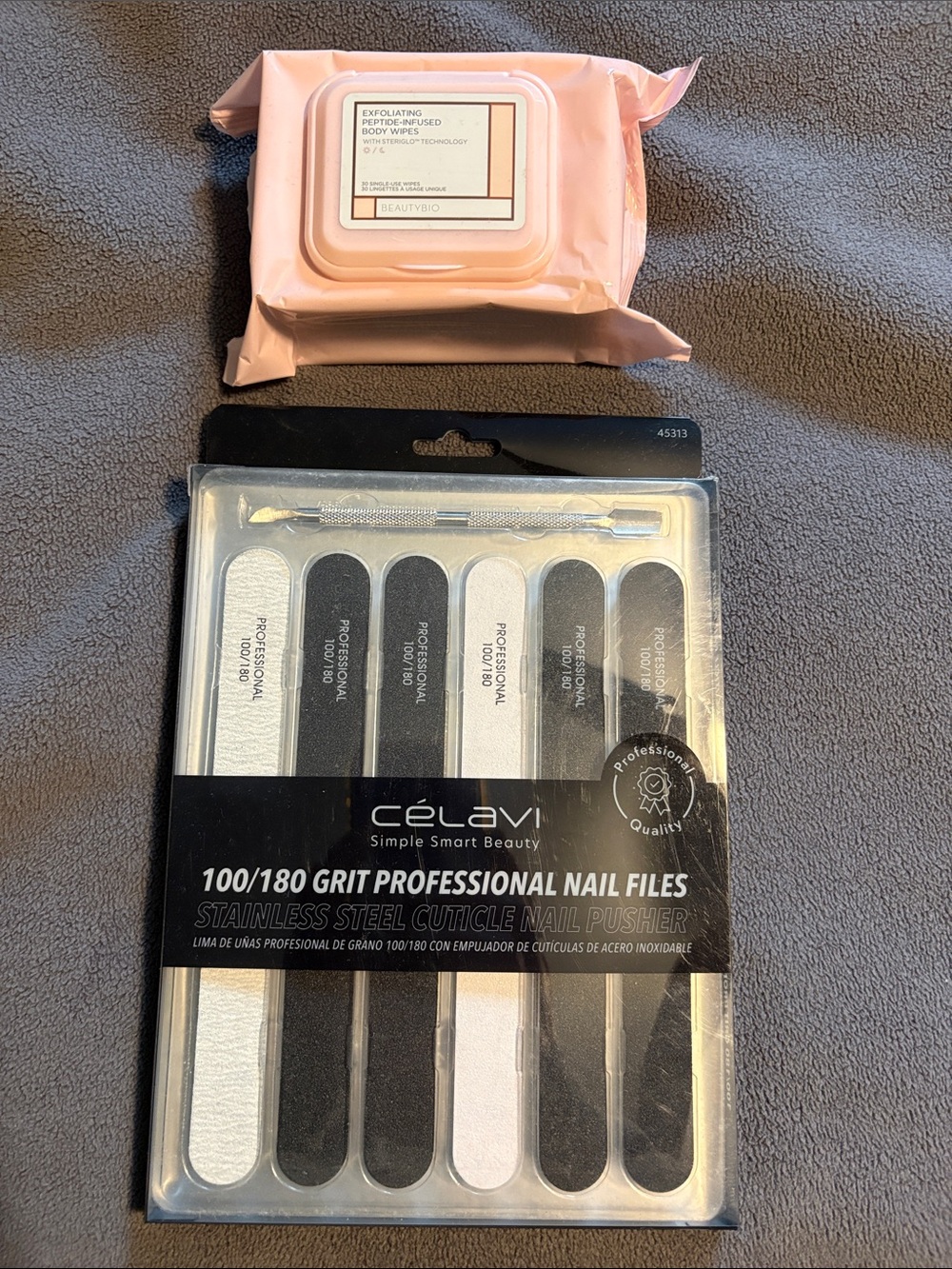 Beautybio Exfoliating Body Wipes - Pink Refresh